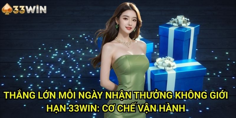 Thắng lớn mỗi ngày nhận thưởng không giới hạn 33WIN: Cơ Chế Vận Hành
